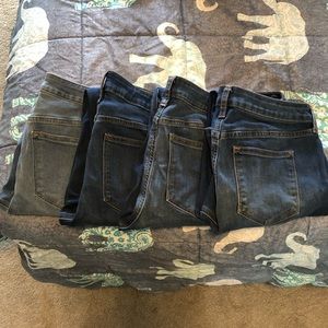 Sonoma straight-cut size 10R cotton denim stretch jeans.